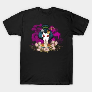 Geisha traditional Japanese arts T-Shirt